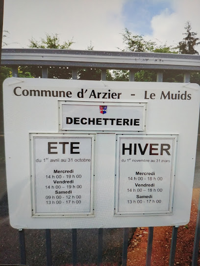 Déchetterie d'Arzier-Le Muids