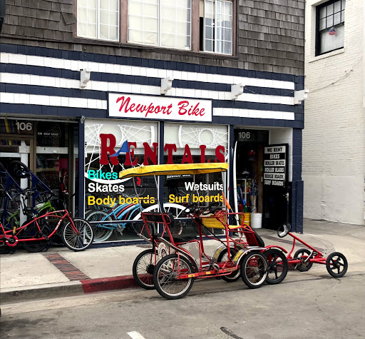 Bicycle Rental Service «Newport Bike & Beach Rental», reviews and photos, 106 22nd St, Newport Beach, CA 92663, USA