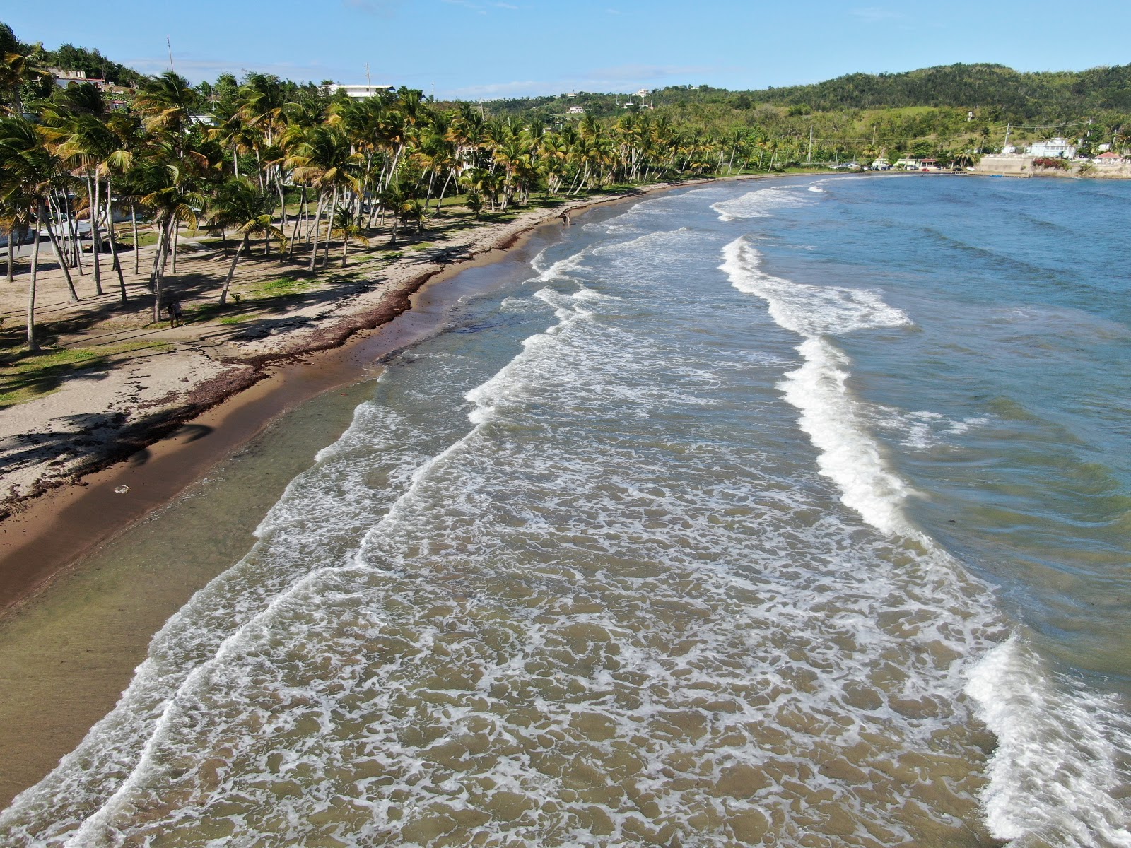 Fotografie cu Playa Guayanes cu o suprafață de nisip beige