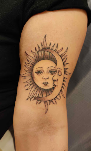 Explore first daughter tattoo ideas, creative tattoo ideas in Hebron, available at Explosive Ink Tattoo