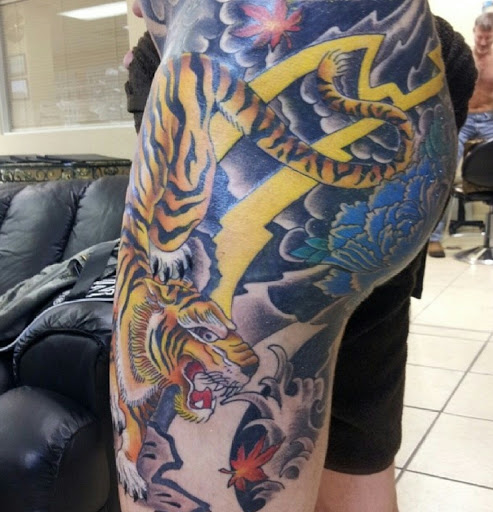 Explore cupcake tattoo ideas, creative tattoo ideas in Dallas, available at Stainless Tattoo Studios