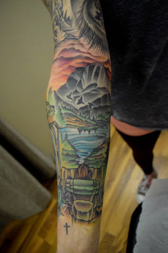 Explore portal tattoo ideas, creative tattoo ideas in Scottsbluff, available at Elixir Tattoo