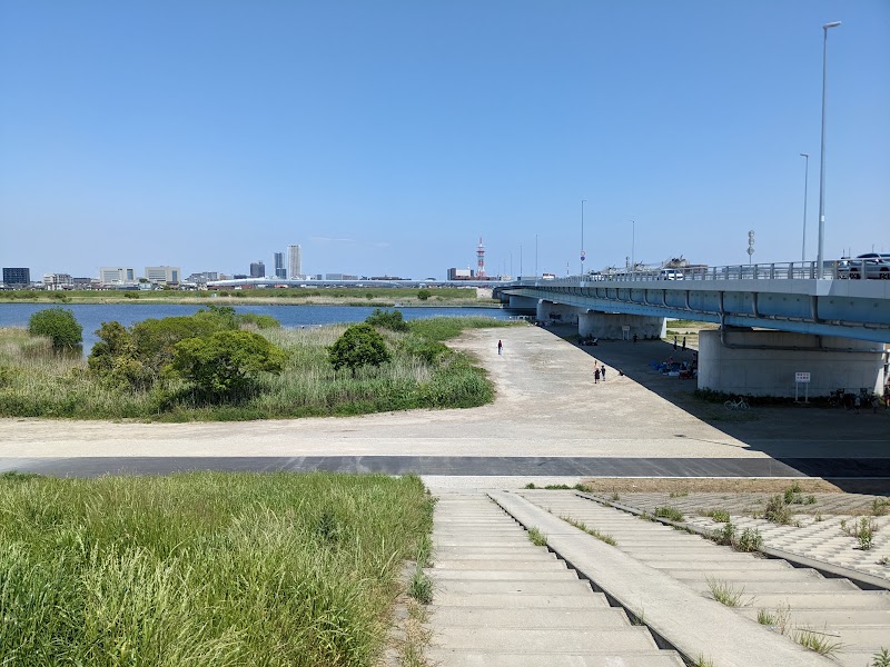 江戸川河川敷緑地（河原）