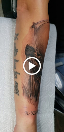 Explore compass tattoo cover up ideas, creative tattoo ideas in Calimesa, available at County Line Tattoo