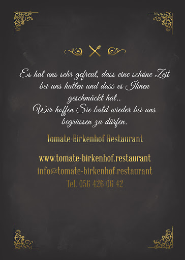 Tomate-Birkenhof Restaurant