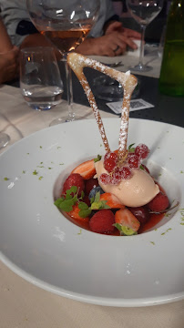 Panna cotta du Restaurant français Bernie Et Vincent Table Gourmande à Oeyreluy - n°10