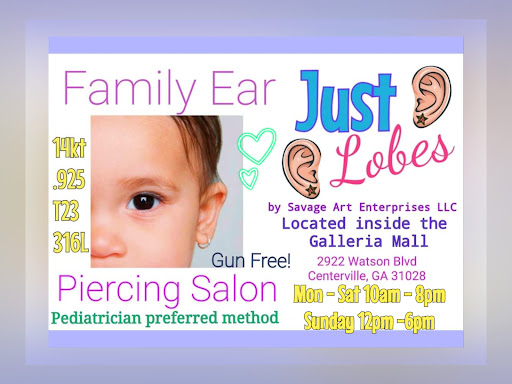 Explore idea tattoo shop, creative tattoo ideas in Warner Robins, available at Just Lobes Family Ear Piercing