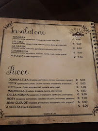 Menu / carte de Restaurant pizzeria à Cocumola