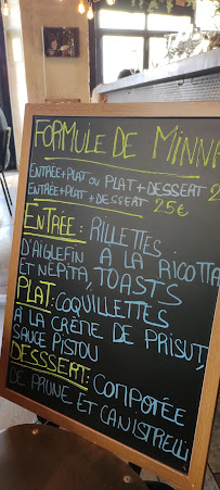 Chez Minnà à Paris menu