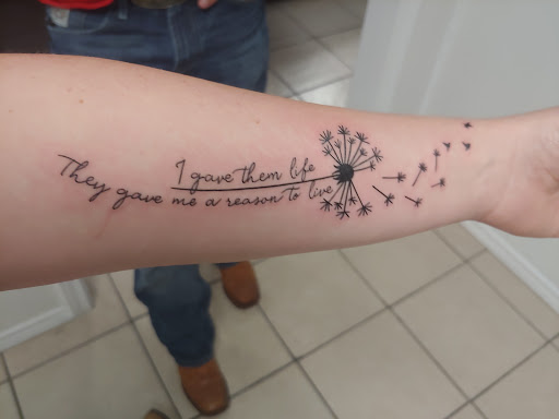 Explore women's side tattoo ideas, creative tattoo ideas in Arlington, available at Arlington Ink