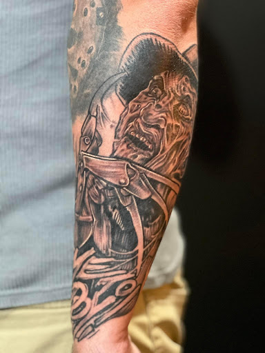 Explore child tattoo ideas, creative tattoo ideas in Warner Robins, available at Untold Pain Tattoo Studio