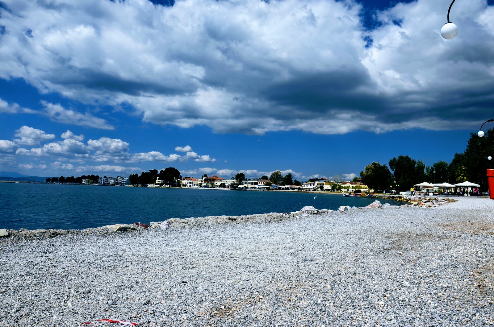 Photo de Eretria beach avec un niveau de propreté de très propre
