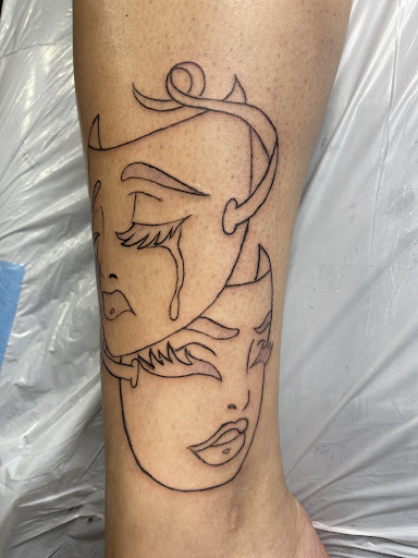 Explore tattoos behind ear ideas, creative tattoo ideas in Toledo, available at Meraki Tattoo