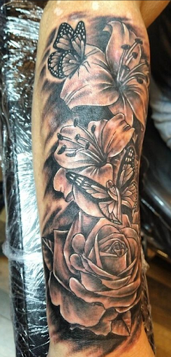 Explore tattoo ideas for older women, creative tattoo ideas in New Braunfels, available at To The Moon Tattoo Studio