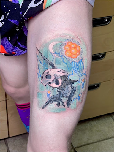 Explore tattoo back cover up ideas, creative tattoo ideas in Lawrence, available at Red 5 Tattoo