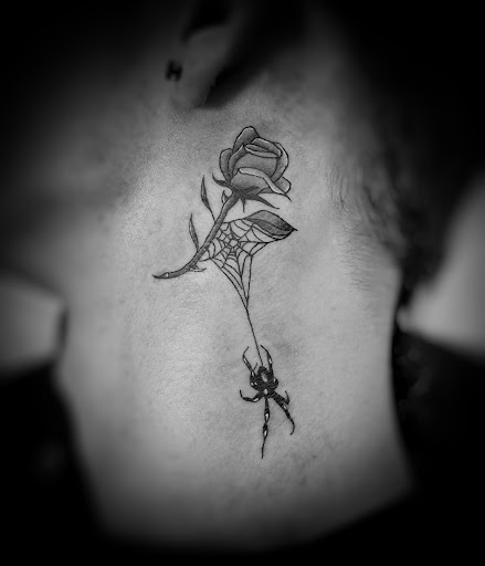 Explore simple witch tattoo ideas, creative tattoo ideas in Shelbyville, available at Body Art by Red