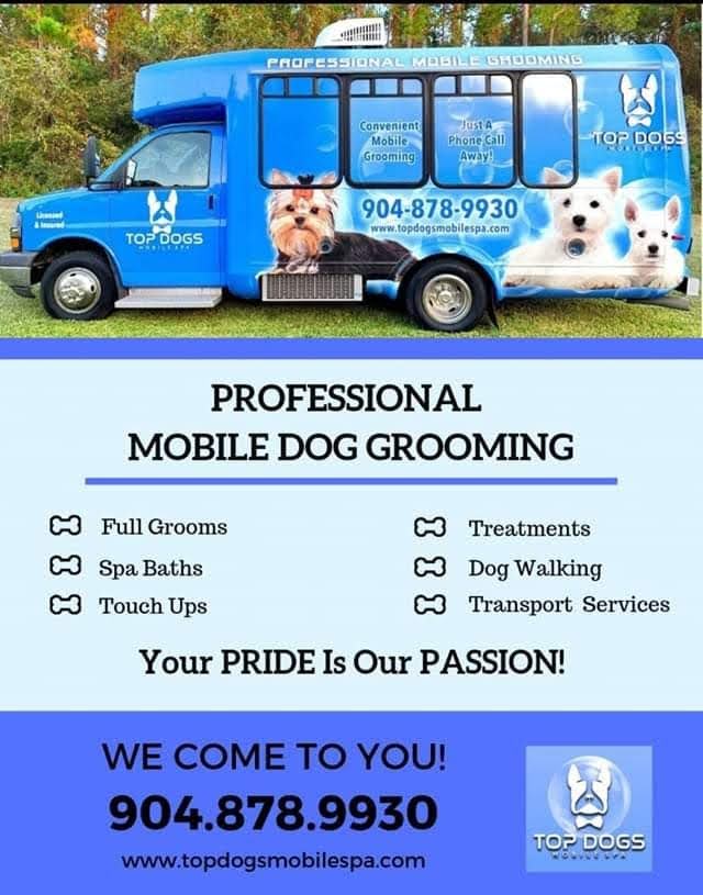 Top Dogs Mobile Spa, Jacksonville Florida. 32277