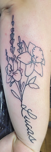 Explore lake tattoo ideas, creative tattoo ideas in Meridian, available at SK-Tattoo1