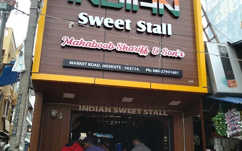 Indian sweet stall image