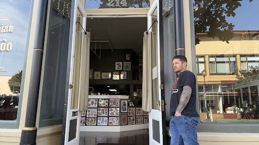 Explore nightmare before christmas tattoo ideas, creative tattoo ideas in Eureka, available at Bohemian Tattoo