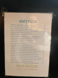 Menu du Enez Pizza (Food Truck Le Jeudi Soir) à Ploudalmézeau