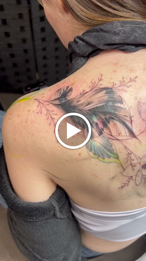 Explore ass tattoo ideas, creative tattoo ideas in Goose Creek, available at Red Kirin Tattoo