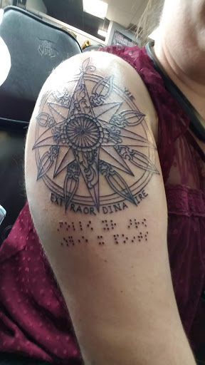 Explore men arm sleeve tattoo ideas, creative tattoo ideas in Arlington, available at Urbans Tattoo & Piercing Studio