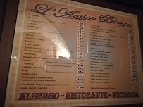 Carte du Ristorante Pizzeria Con Alloggi L'Antico Borgo à Muro Leccese
