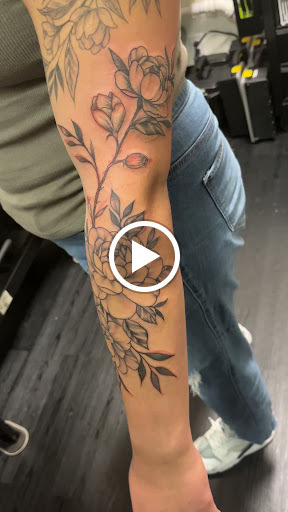 Explore black lab tattoo ideas, creative tattoo ideas in Copperas Cove, available at Flashover Ink Tattoo