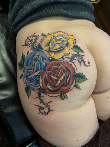 Explore simpsons tattoo ideas, creative tattoo ideas in Hannibal, available at Two Fathoms Tattoo