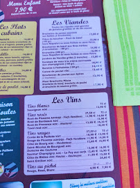 Restaurant cubain Restaurant la Paillotte à Fontenay-le-Comte (le menu)