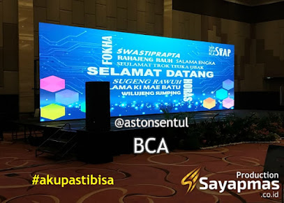 Sayap Mas Production Jakarta | Sewa LED Screen Videotron P2 Indoor P3 outdoor | Camera Multimedia