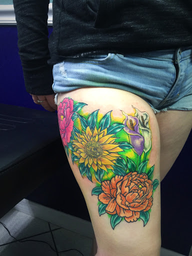 Explore grandmother tattoo ideas, creative tattoo ideas in Orlando, available at Good Vibrations Ink Tattoo and Body Piercing