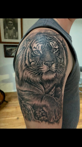 Explore mens finger tattoos ideas, creative tattoo ideas in New Preston Marble Dale, available at Mammoth Ink Tattoo