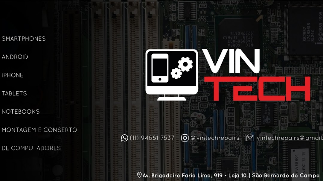 VinTech - Assistência Técnica de Celulares, Notebooks e Computadores