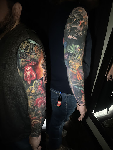 Explore tattoo ideas in french, creative tattoo ideas in Willis, available at Half Pint Tattoo Studio