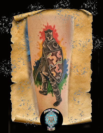 Explore female arm sleeve tattoo ideas, creative tattoo ideas in Macon, available at Macon Georgia Tattoo