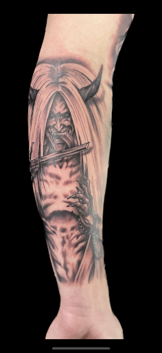 Explore tattoo cover up ideas for shoulder, creative tattoo ideas in Weatherford, available at Weatherford Tattoo Co.