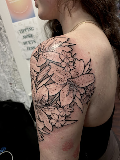 Explore half arm sleeve tattoo ideas, creative tattoo ideas in Red Bank, available at Resilient Visions