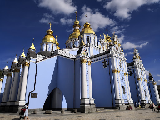 Celebrating communion Kiev