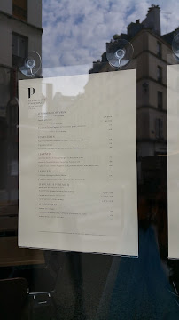 Restaurant Passerini à Paris menu