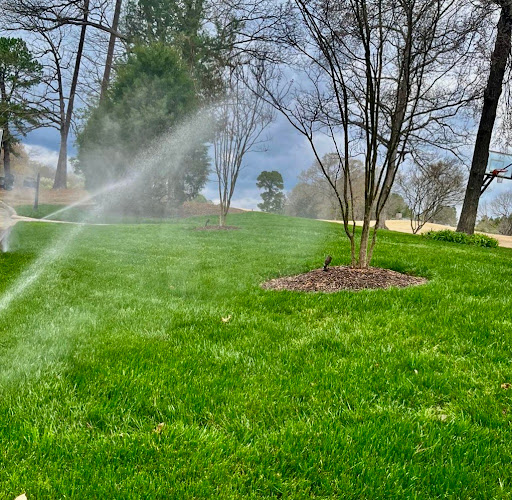 Lawn sprinkler system contractor Cary