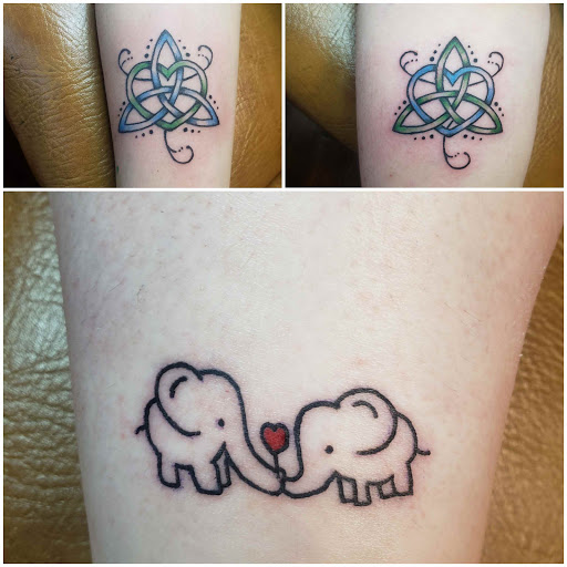 Explore saint tattoo ideas, creative tattoo ideas in Salem, available at Body Graphix Tattoo Studio
