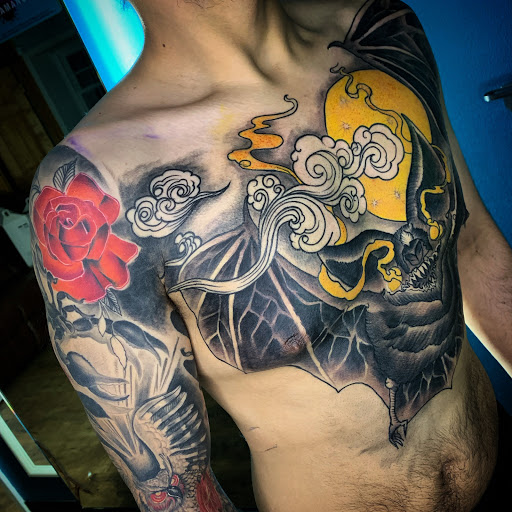 Explore stick figure tattoo ideas, creative tattoo ideas in Manassas, available at Lamano Ink