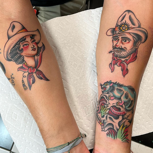 Explore background tattoo ideas, creative tattoo ideas in Georgetown, available at Iron Rite Tattoo South