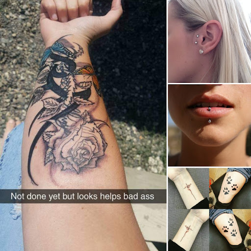 Explore simple alaska tattoo ideas, creative tattoo ideas in Elko, available at Custom Tattoos and Body Piercing Studio