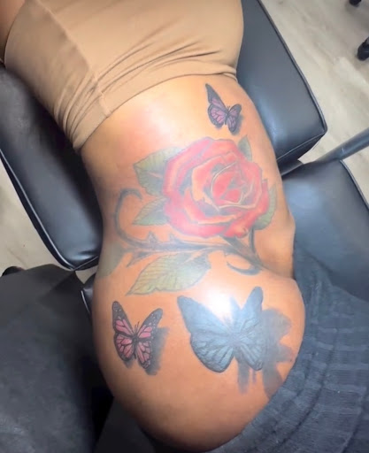 Explore tattoo ideas pin up, creative tattoo ideas in Saint Petersburg, available at Ink Godz Tattoos