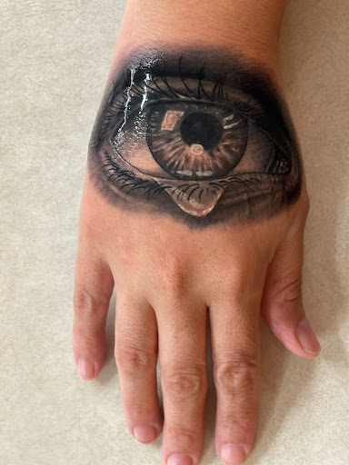 Explore cartoon tattoos ideas, creative tattoo ideas in San Antonio, available at Its Live Through This Tattoos, Supplies, & Piercings