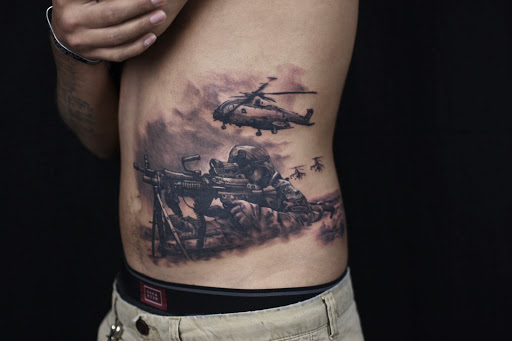 Explore catholic tattoo ideas for guys, creative tattoo ideas in Chicago, available at Master Craft Tattoo Co.