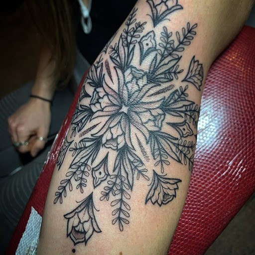 Explore simple sleeve tattoo ideas, creative tattoo ideas in Atlanta, available at Big Cat Tattoo